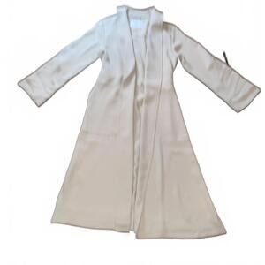 BABATON ARTIZIA Brand Tan Long Belted Coat Minimalist Chic Size small